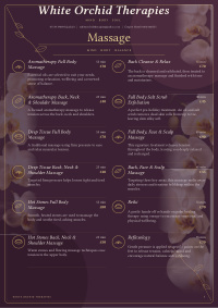 Download the luxury spa menu (PDF)